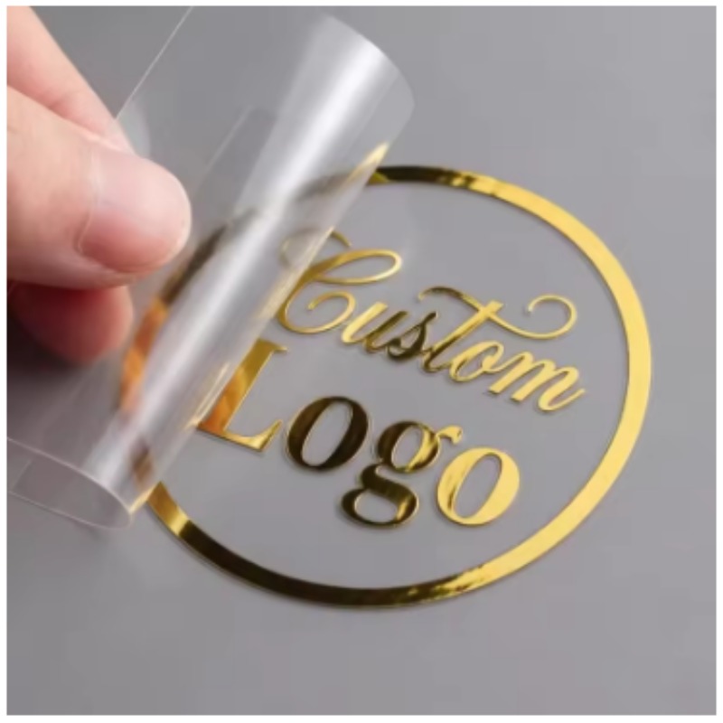 3D Printing Gold - Autocollant personnalisé en transfert 3D doré,