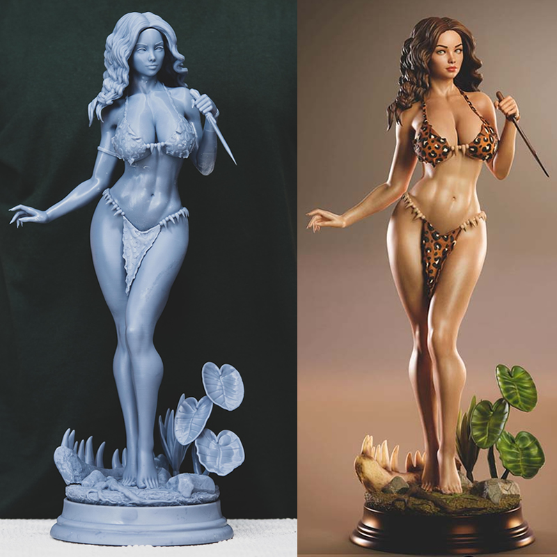 3D Printing Figure - 3 Styles personnage Origi 6083 Cavewoman