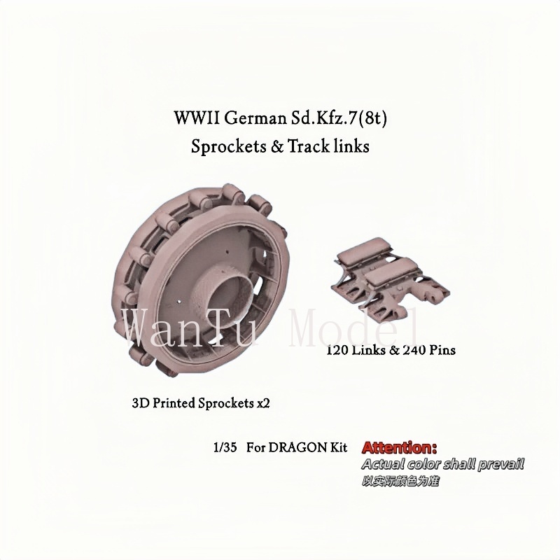 3D Printing Link - ETmodel 1:35 P35-060 Pignons et maillons