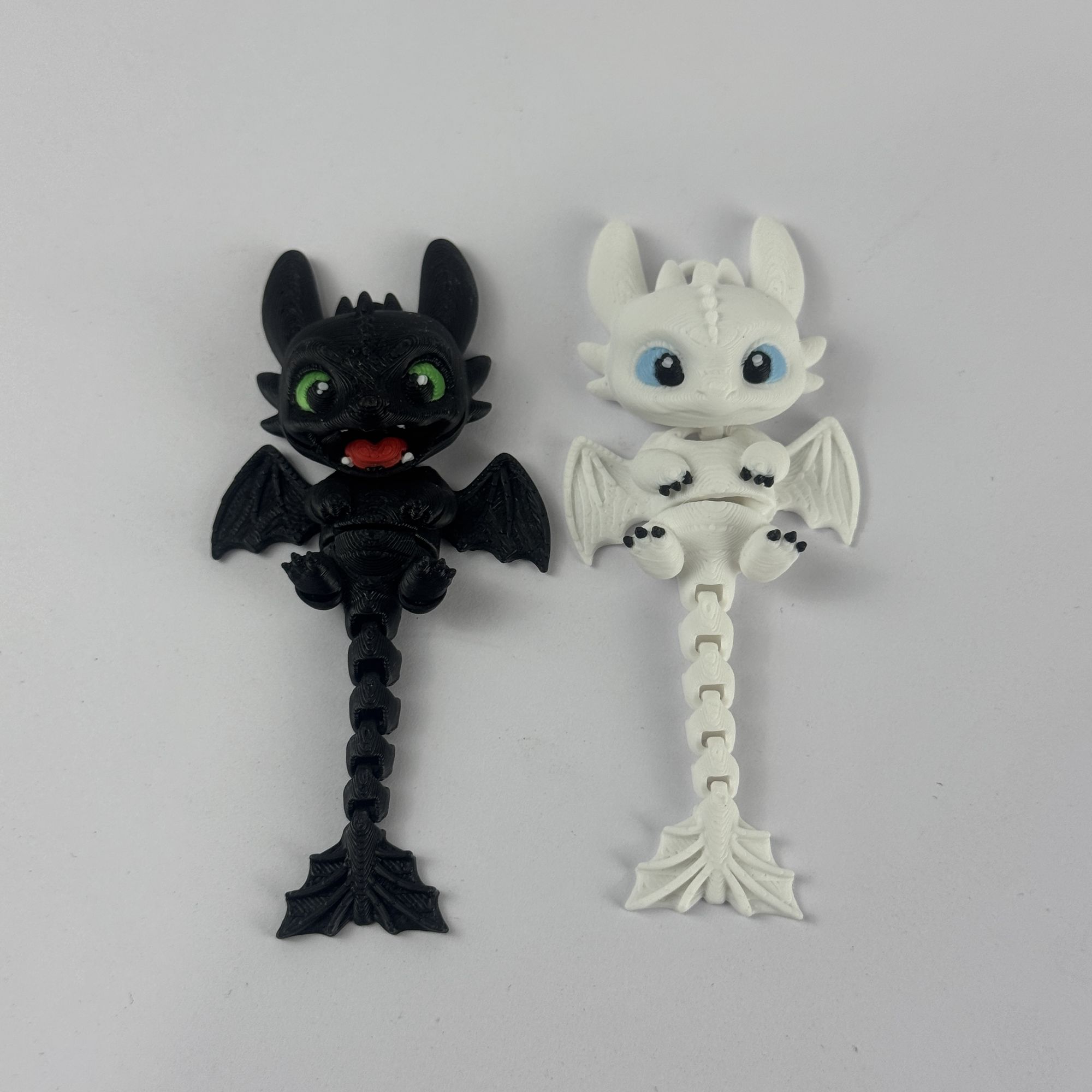 3D Printing Figure - Pendentif de dragon articulé imprimé en