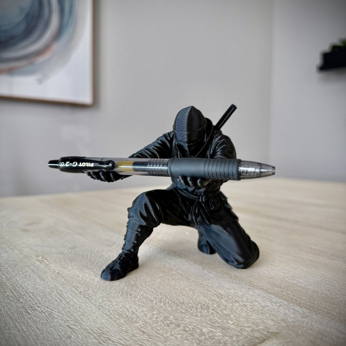 3D Printing Pen For Adults - Porte-stylo Ninja imprimé en 3D, support