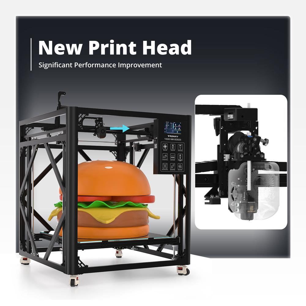 3D Printing X Y Z Axis - Tronxy VEHO-800-12 ou PRO grande impression