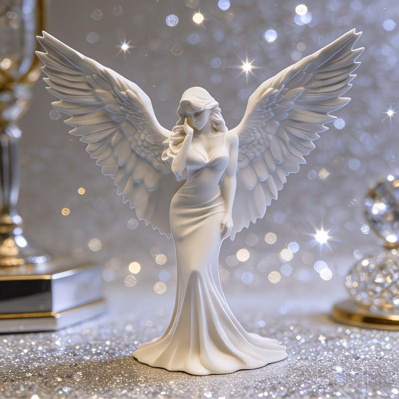 3D Printing Gold - Nouvelle statue d'ange priant imprimée en