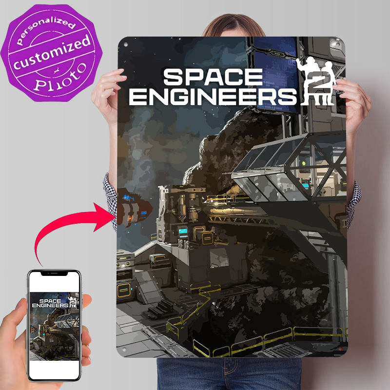 3D Printing Engineer - Affiche de jeu Space Engineers, enseignes