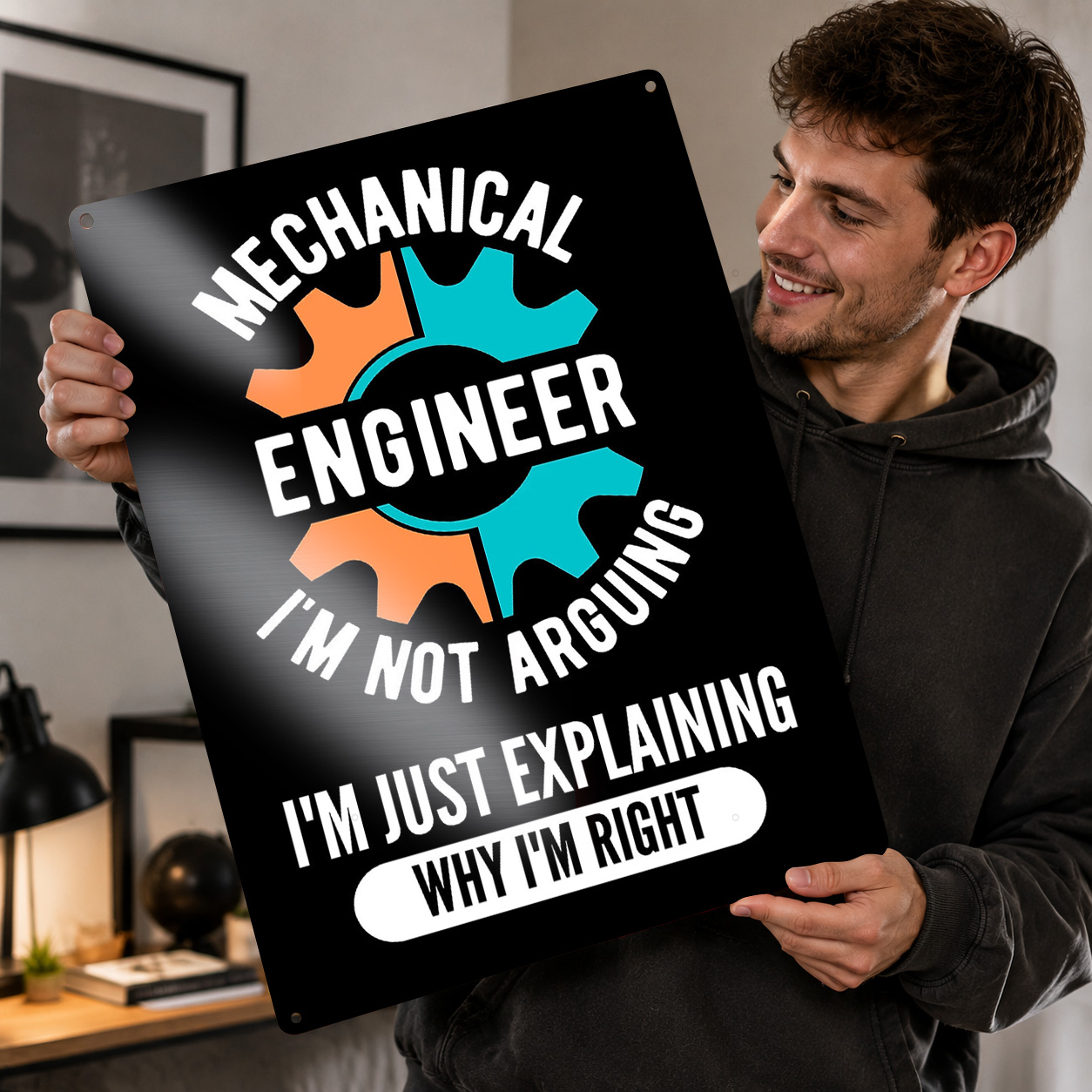 3D Printing Engineer - Affiche imprimée en 3D avec texture