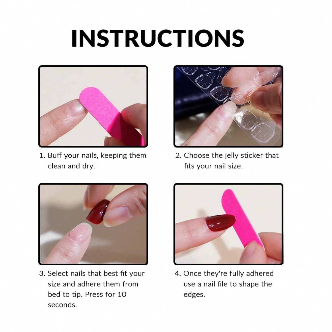 10 faux ongles à presser en am - 3D Printing Ptc avis et prix