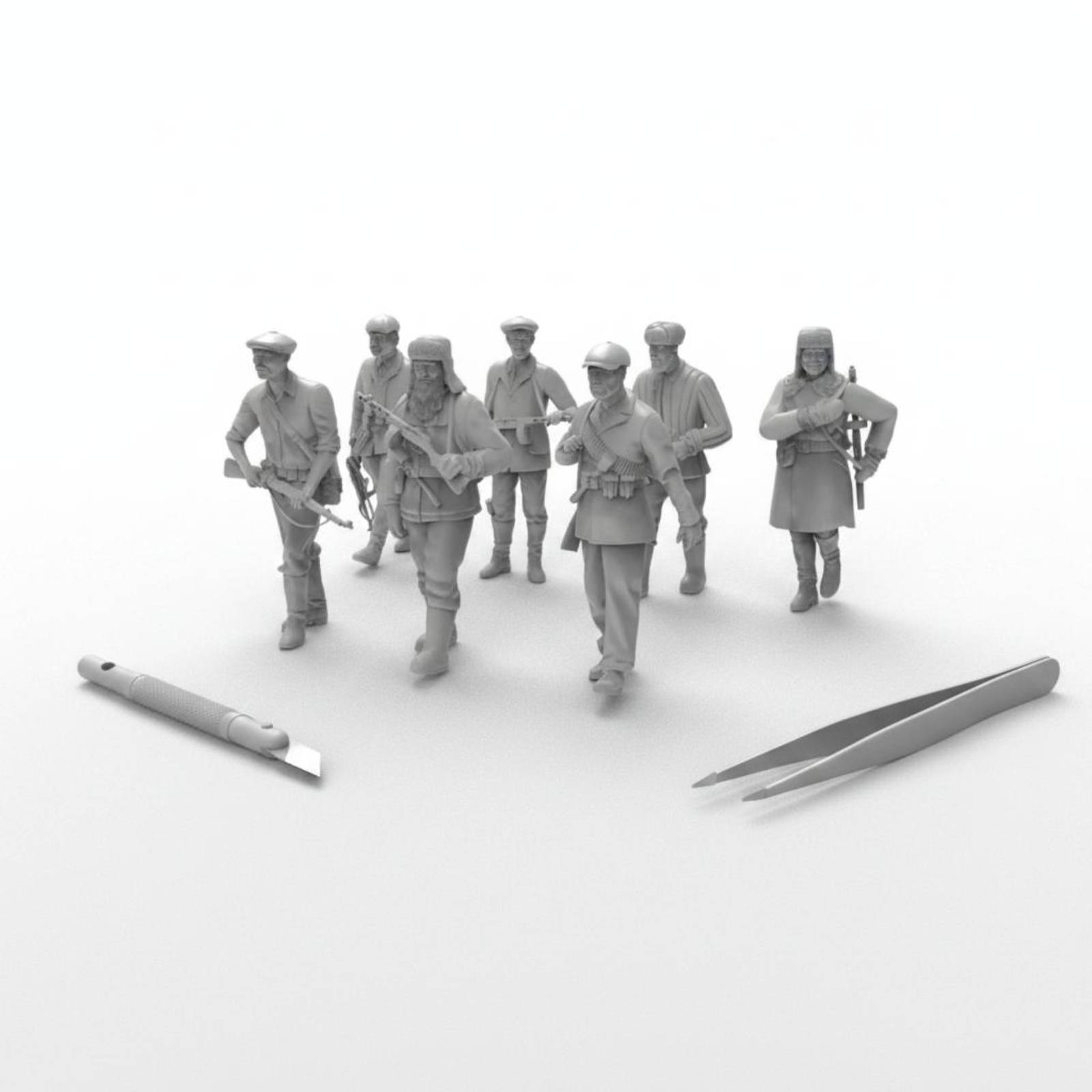Figurines de soldats de la Sec - 3D Printing Figure avis et prix