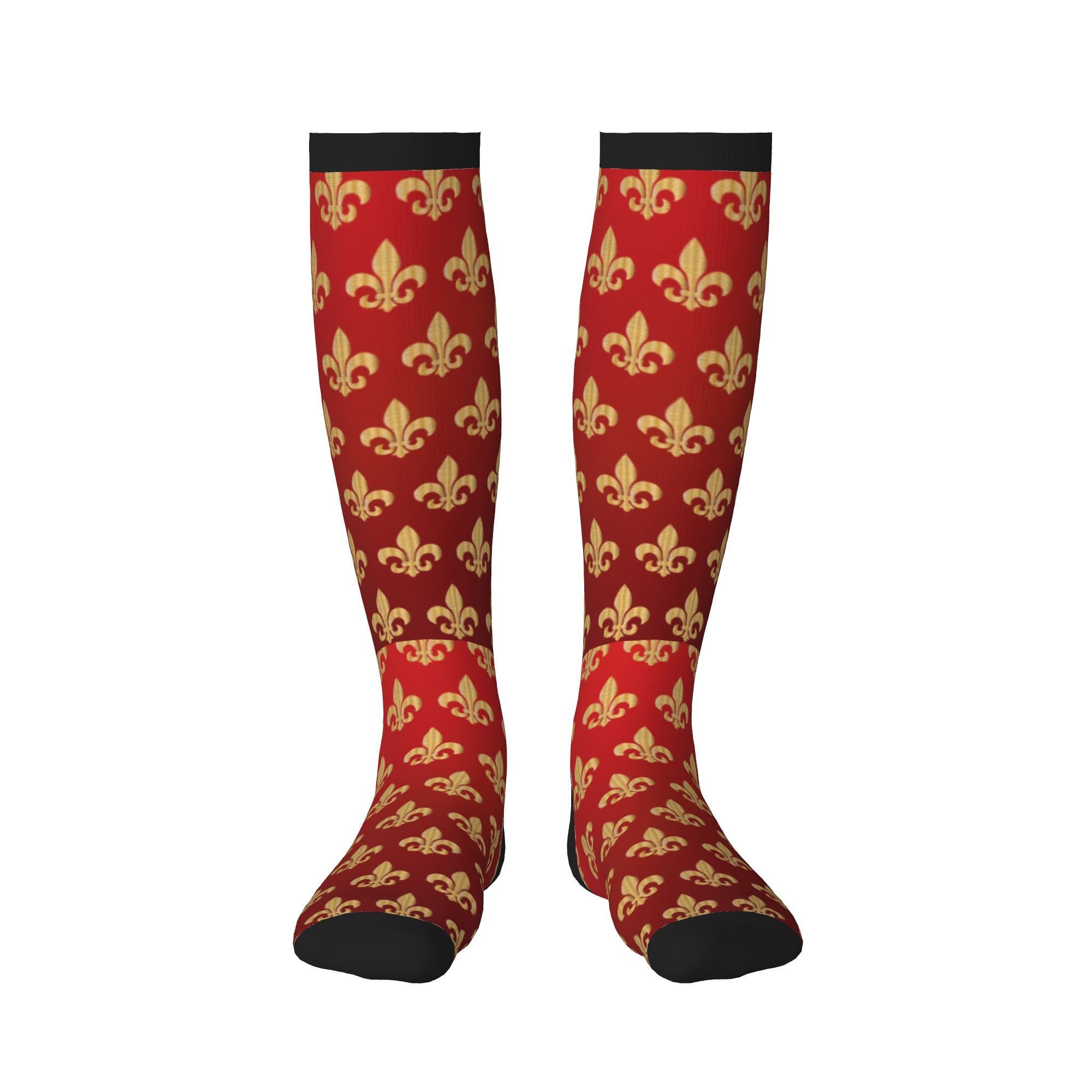 Chaussettes de sport unisexes  - 3D Printing Gold avis et prix