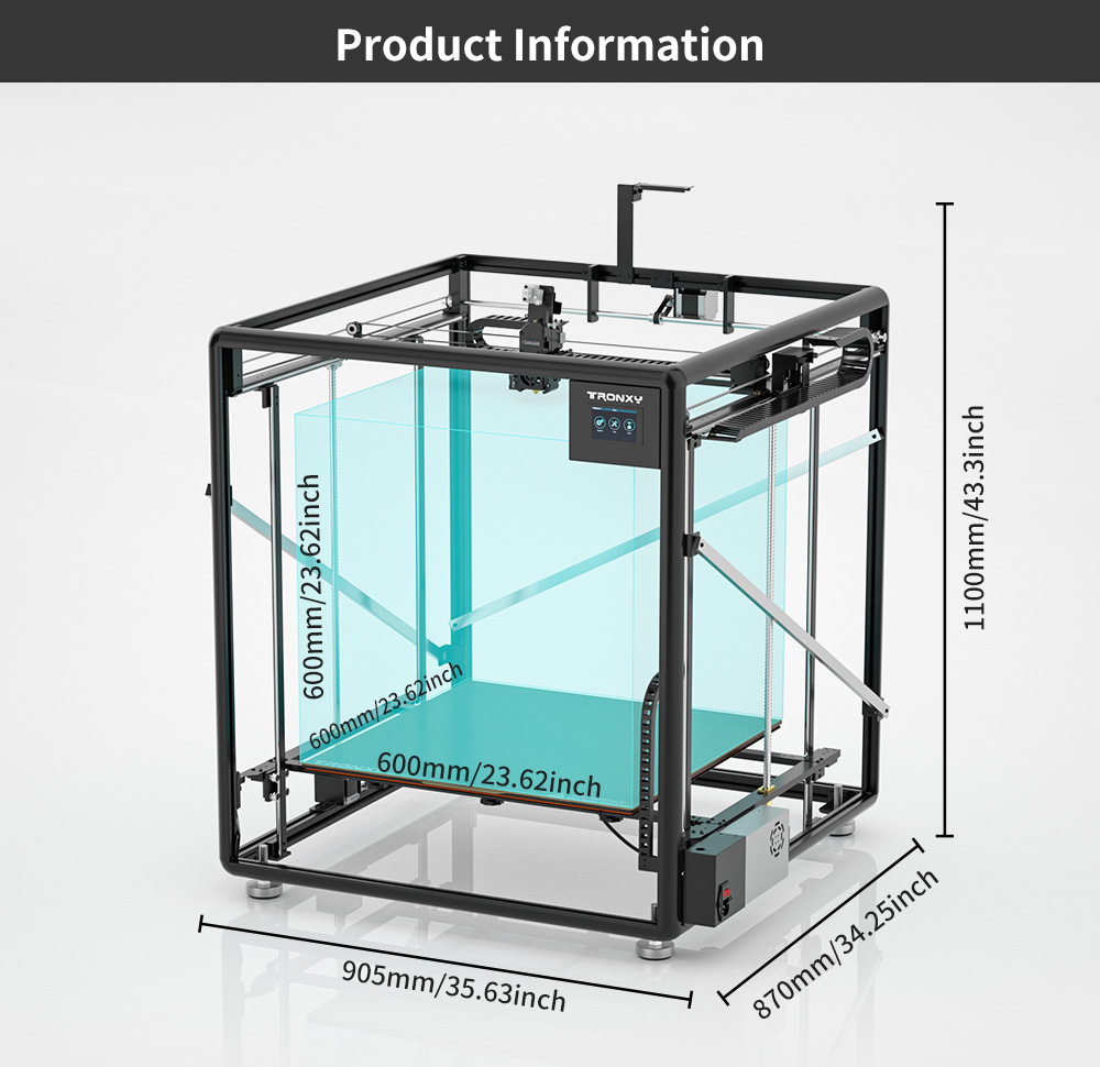 Imprimante 3D Tronxy VEHO-600  - 3D Printing X Y Z Axis avis et prix
